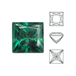 Cubic Zirconia Sintético - Green Carlosrosse