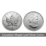 Canadian maple leaf coin