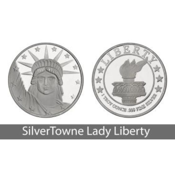 Silvertowne lady liberty
