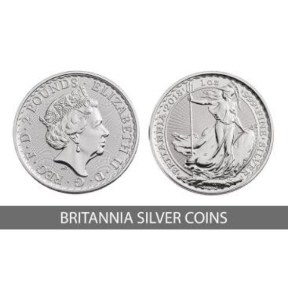 brittania silver coins rosse