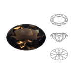 Cuarzo Fumé Oval