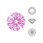 Cubic Zirconia Sintético - Purplish Pink